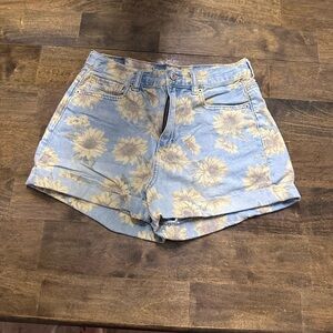 Floral Denim Women Shorts